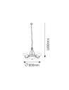 Rabalux Marlene Полилеи IP20 E14 3x MAX 40 + E27 2x MAX 60W K 8543