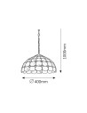 Rabalux Marvel Полилеи IP20 E27 2x MAX 60W K 8076