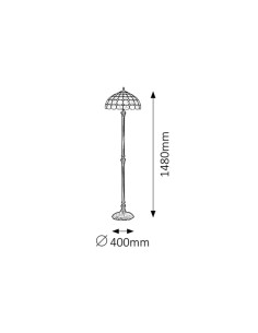 Rabalux Marvel Лампион IP20 E27 2x MAX 60W K 8078 - Цена | LEDs4economy 2