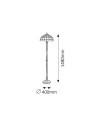 Rabalux Marvel Лампион IP20 E27 2x MAX 60W K 8078