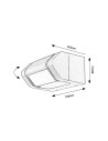 Rabalux Medna Външно стенно осветление IP54 LED 8W 3000K 77103 - 6
