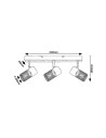 Rabalux Metta Спот осветление IP20 E14 3x MAX 40W K 71153 - 4