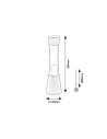 Rabalux Minka Декоративни лампи IP20 GY6.35 1x MAX 20W K 7030 - 2