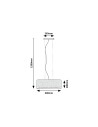 Rabalux Narmin Висящи осветителни тела IP20 E27 3x MAX 40W K 72251 - 4