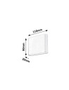 Rabalux Nesna Външно стенно осветление IP54 LED 2x 3W 3000K 7951 - 3