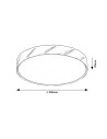 Rabalux Nessira Плафон IP20 LED 25W 4000 71120 - 4