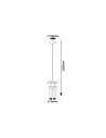 Rabalux Niylah Висящи осветителни тела IP20 E27 1x MAX 25W K 72081 - 5