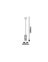 Rabalux Oberon Висящи осветителни тела IP20 E14 1x MAX 40W K 5338 - 2