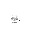Rabalux Oberon Спот осветление IP20 E14 3x MAX 40W K 5337 - 2