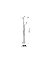 Rabalux Ophus Лампион IP20 LED 18,5 + LED 4,5W 3000 3240 - 4