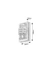 Rabalux Orlova Външно стенно осветление IP44 E27 1x MAX 40W K 7244 - 4