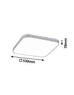 Rabalux Oscar Плафон IP20 LED 36W 4000 3409 - Цена | LEDs4economy 2