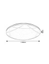 Rabalux Oswald2 Плафон IP20 LED 24W 4000 71053 - 2
