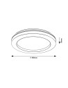 Rabalux Cooperius Плафон IP20 LED 47W "3000 71003 - 8