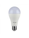 V-tac LED Крушка - 15W E27 A60 Термо Пластик 6400K 3Бр/Блистер 212818