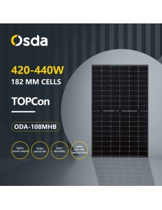 V-TAC 440W Моно Соларен Панел 1722*1134*30MM Черен 12351 - Цена | LEDs4economy 2