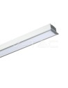 V-TAC LED Линейно Осветление SAMSUNG Чип 40W за Вграждане Сиво Тяло 6400K - 603 - 11