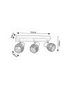 Rabalux Aberama Спот осветление IP20 E14 3X MAX 10W K 73003 - 5