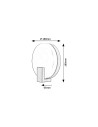 Rabalux Cyprus Външно стенно осветление IP44 LED 10W 3000K 7074 - 13