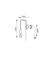 Rabalux Manzur Аплик IP20 E27 1x MAX 40W K 71022 - 10