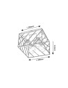 Rabalux Boroo Плафон IP20 E27 4x MAX 25W K 71027 - 10