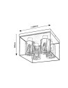 Rabalux Chadwick Плафон IP20 E27 4x MAX 25W K 71034 - 10