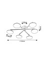 Rabalux Madi Плафон IP20 LED 24W 3000 71063 - 13