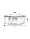 Rabalux Eloisa Плафон IP20 E27 3x MAX 25W K 71093 - 12