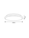 Rabalux Engon Плафон IP20 LED 24W 3000 71128 - 12