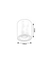 Rabalux Kobald Вградени и повърхностно монтирани лампи IP20 GU10 1X MAX 25W K 71162 - 6