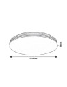 Rabalux Oscar2 Плафон IP20 LED 18W 4000 71175 - 11