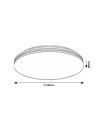 Rabalux Oscar2 Плафон IP20 LED 18W 3000 71177 - 8