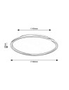 Rabalux Mathiola Плафон IP20 LED 40W 3000 71291 - 13
