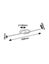 Rabalux Twisterra Плафон IP20 LED 24W 4000 71395 - 6