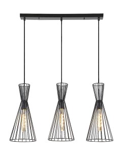 Rabalux Leandros Висящи осветителни тела IP20 E27 3x MAX 40W K 72006 - Цена | LEDs4economy