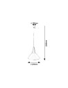 Rabalux Felipe Висящи осветителни тела IP20 E27 1x MAX 40W K 72016 - 4