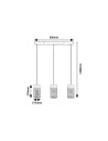 Rabalux Callum Висящи осветителни тела IP20 E27 1x MAX 25W K 72041 - 10