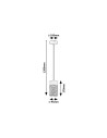 Rabalux Callum Висящи осветителни тела IP20 E27 3x MAX 25W K 72043 - 12