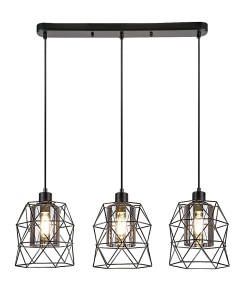 Rabalux Emrys Висящи осветителни тела IP20 E27 3x MAX 40W K 72113 - Цена | LEDs4economy