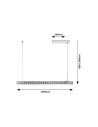Rabalux Cital Висящи осветителни тела IP20 LED 36W 3000 72214 - 11