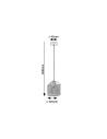 Rabalux Samilo Висящи осветителни тела IP20 E27 1x MAX 40W K 72217 - 8
