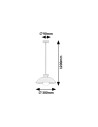 Rabalux Golnar Висящи осветителни тела IP20 G9 1x MAX 5W K 72230 - 10