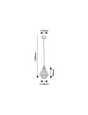 Rabalux Norah Висящи осветителни тела IP20 E14 1x MAX 40W K 72245 - 10