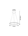 Rabalux Grete Висящи осветителни тела IP20 LED 32W 3000 72258 - 8