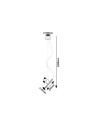 Rabalux Alaric Висящи осветителни тела IP20 LED 3W 3000 72278 - 12