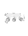 Rabalux Aberama Спот осветление IP20 E14 3X MAX 10W K 73003 - 12