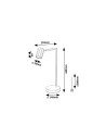 Rabalux Karter Настолни лампи IP20 GU10 1X MAX 5W K 73029 - 10