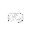 Rabalux Lilou Аплик IP20 GU10 1X MAX 25W K 73047 - 10