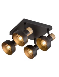 Rabalux Saskia Спот осветление IP20 E14 4x MAX 15W K 73058 - Цена | LEDs4economy