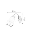 Rabalux Francesca Аплик IP20 E14 1x MAX 40W K 7371 - 4